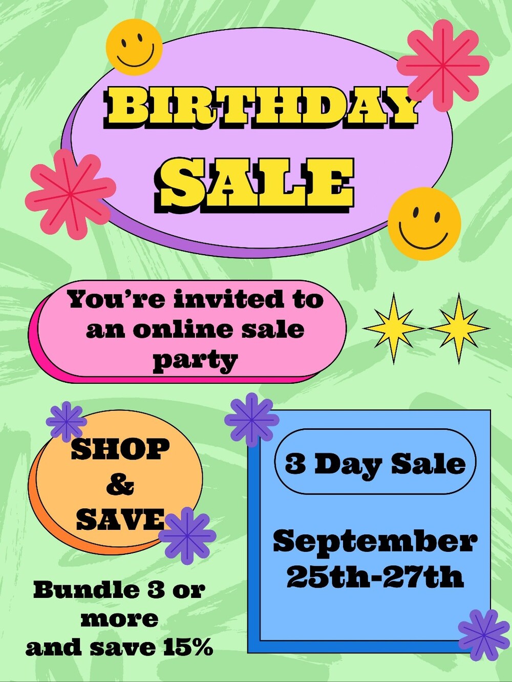 🎈 My Birthday Sale 🎈